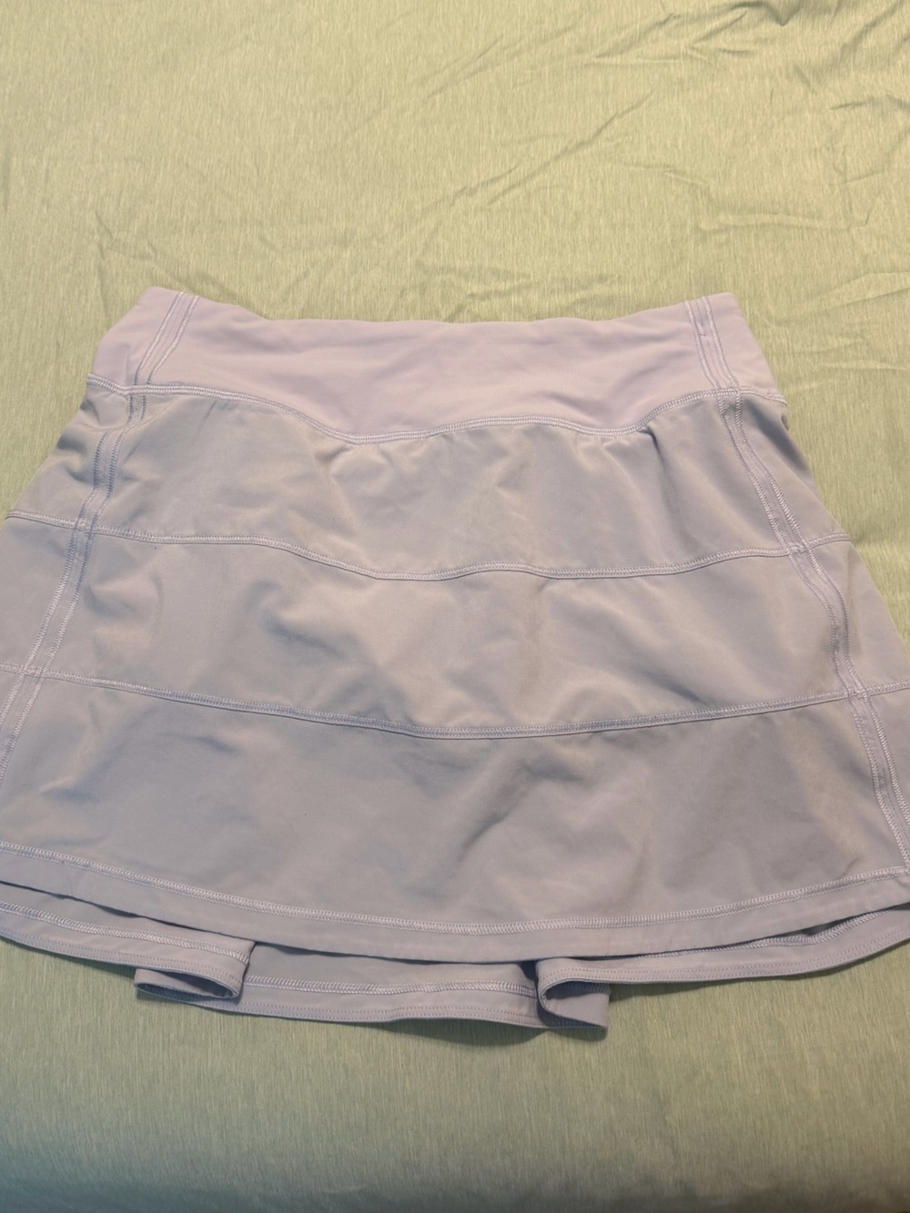 lululemon athletica Light Lavender Athletic Skirt with built in shorts